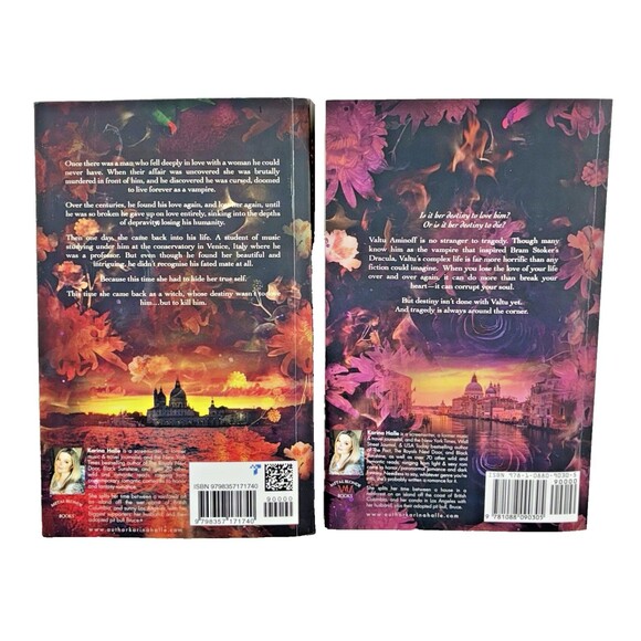 The Dracula Duet Series Blood Orange and Black Rose by Karina Halle Book Lot - Picture 4 of 10